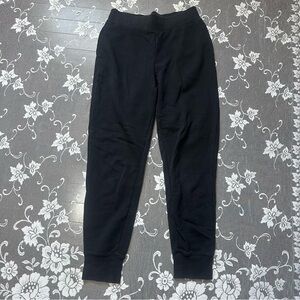 Aritzia TNA Airy Fleece Perfect Sweatpants in Black Sz Small